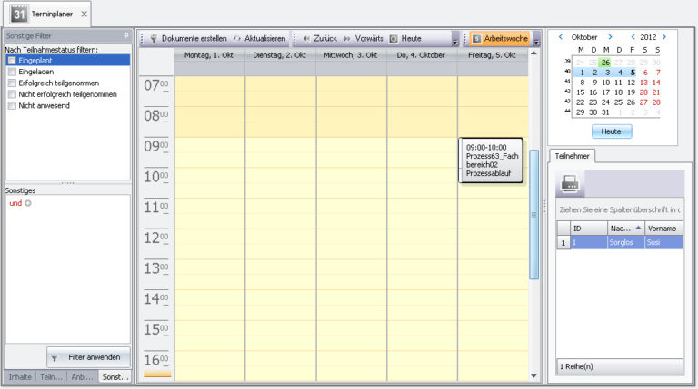 Planung und Organisation – D-Process